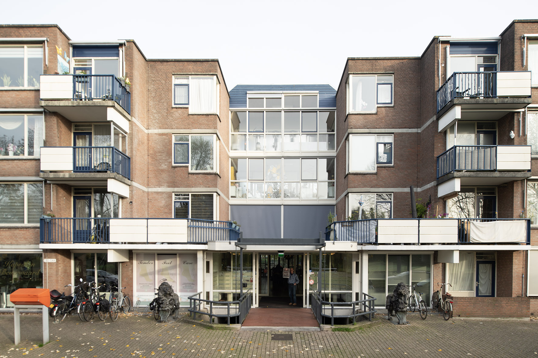 Bestaande situatie hoofdentree. Foto: Rufus de Vries