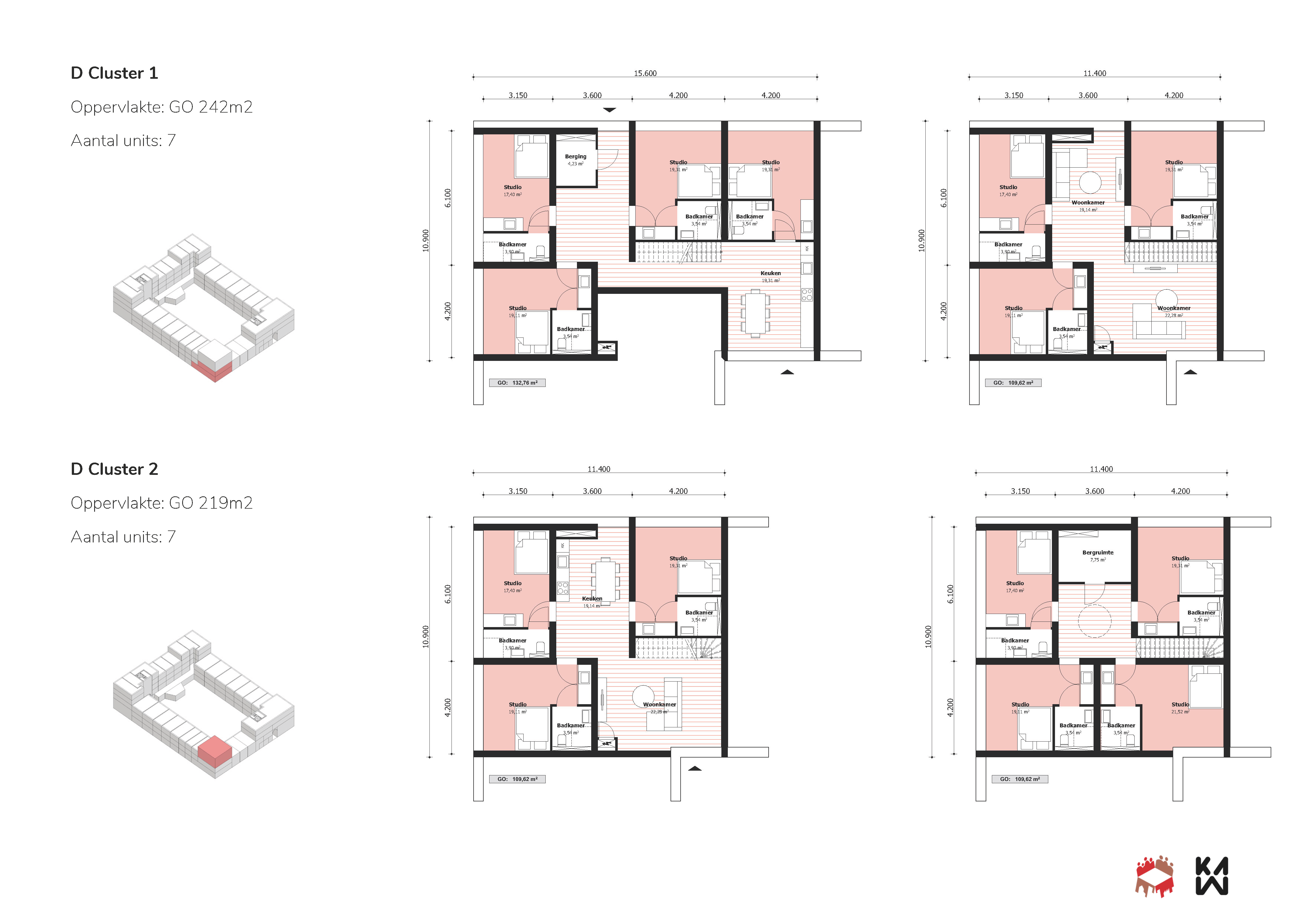 Clusterwoningen (VO) - (c) Open Kaart en KAW