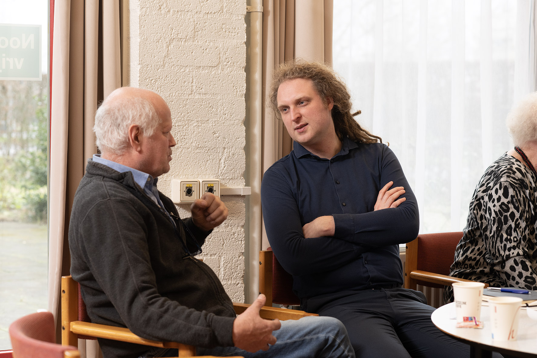 Open Kaart in gesprek met bewoners. Foto: Rufus de Vries