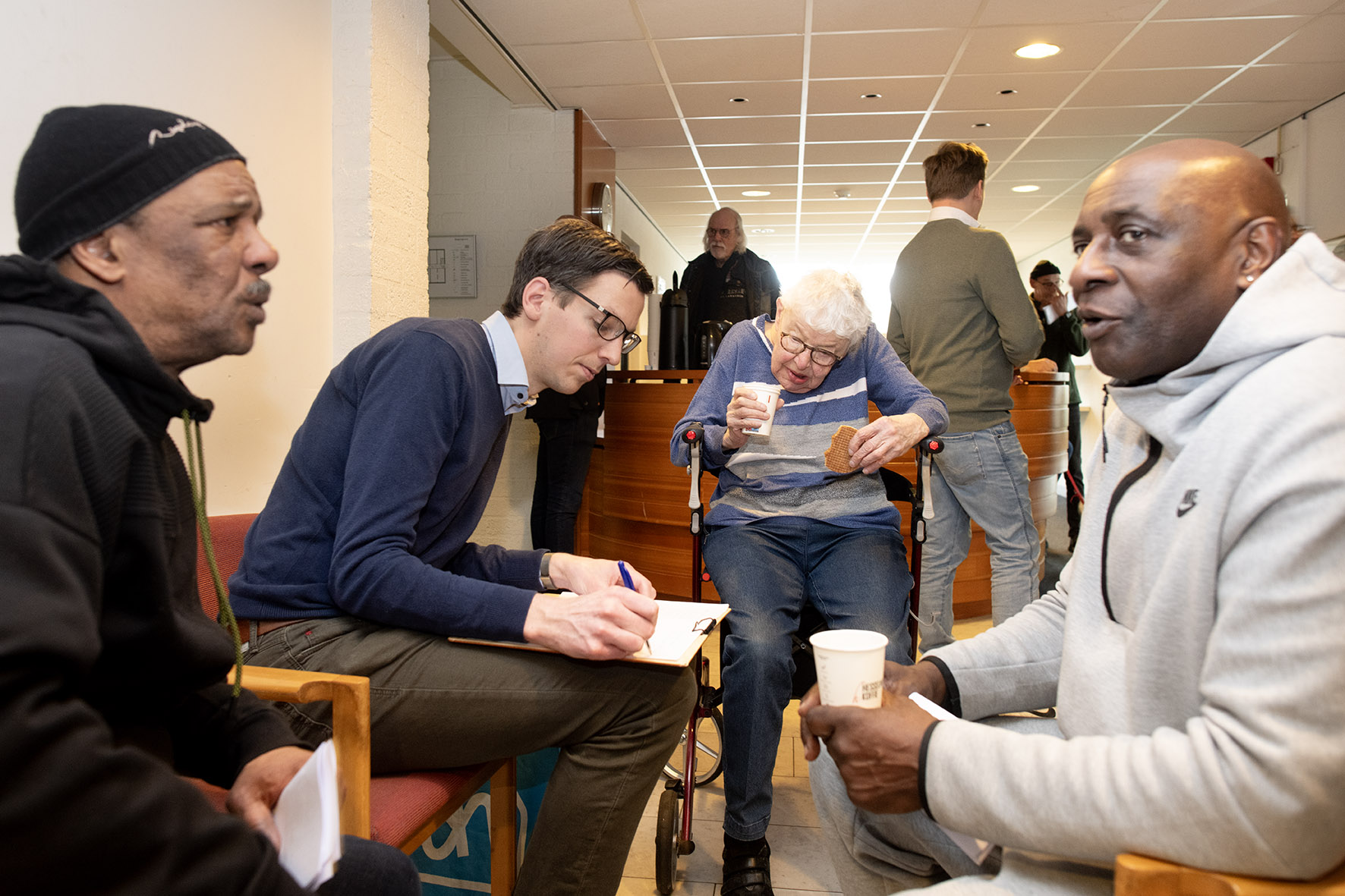 Open Kaart in gesprek met bewoners. Foto: Rufus de Vries