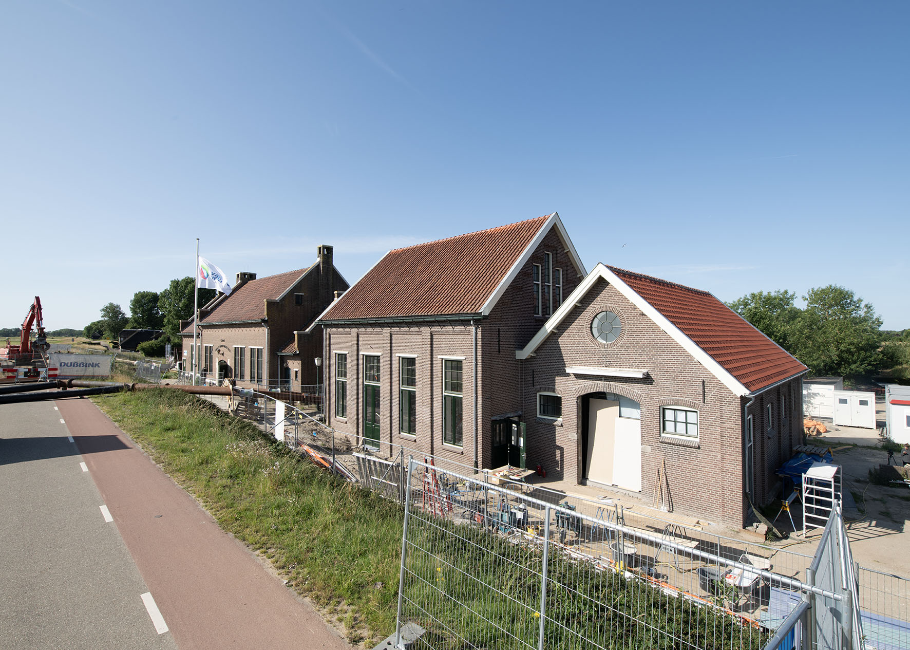 Het voormalig stoomgemaal wordt herbestemd tot cidermakerij (foto: Rufus de Vries)