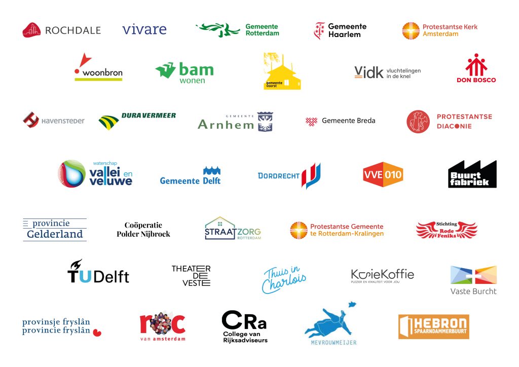 Tot de opdrachtgevers van Open Kaart behoren onder meer gemeenten, provincies en waterschappen, woningcorporaties, aannemers, ontwikkelaars, onderwijsinstellingen, maatschappelijke organisaties, ideële stichtingen, sociaal ondernemers, culturele organisaties, bedrijven, kerken en andere religieuze genootschappen, bewonersorganisaties, coöperaties, publieke instellingen en particulieren.