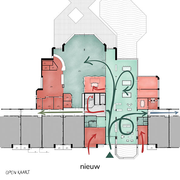 Ontwerp IJsselburgh: heldere scheiding van publieke functies en woongedeelte