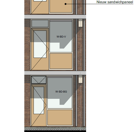 Op de etages vervangen we de klepraampjes voor vast glas en gebruiken bewoners de balkondeur om te spuien. Op de begane grond kan dat niet ivm inbraakgevaar en vervangen we de raampjes door geïsoleerde exemplaren.