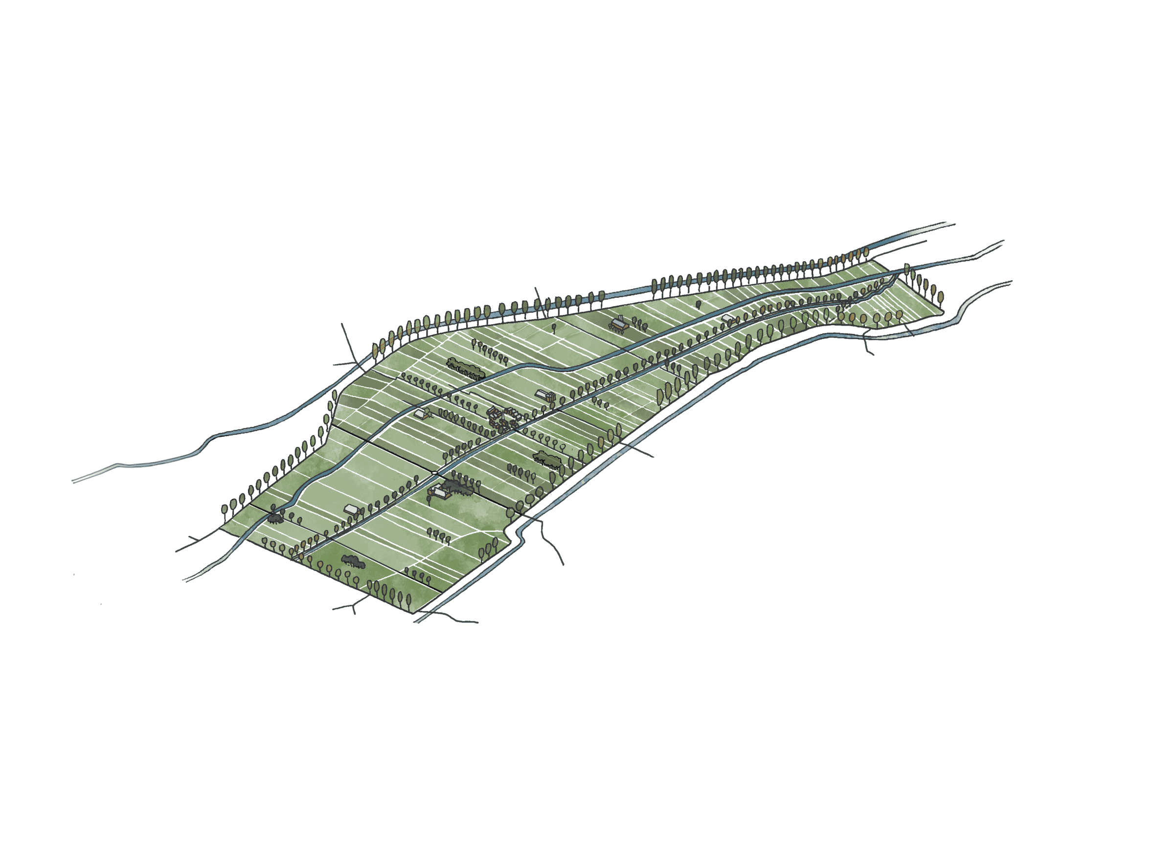 Een nieuw landschap, basis voor de ontwikkeling van de Nijbroekse gemeenschap